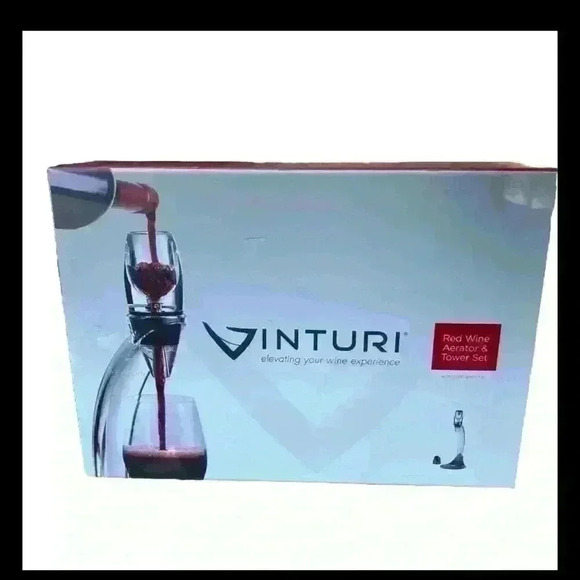 Vinturi red wine aerator set with tower new - Picture 1 of 3